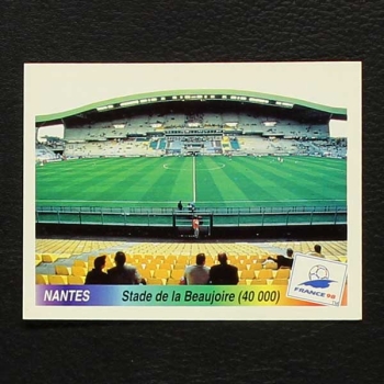 France 98 Nr. 013 Panini Sticker Nantes