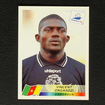 France 98 No. 137 Panini sticker Ongandzi