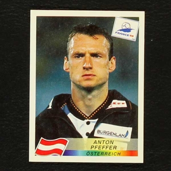 France 98 No. 141 Panini sticker Anton Pfeffer