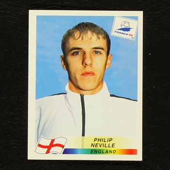 France 98 Nr. 469 Panini Sticker Philip Neville