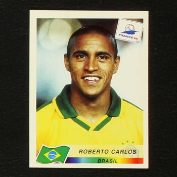 France 98 No. 021 Panini sticker Roberto Carlos