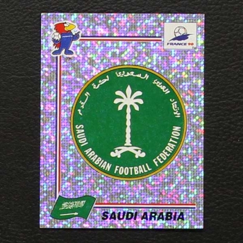 France 98 No. 193 Panini sticker Saudi Arabia badge