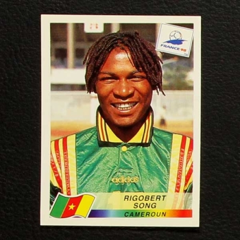 France 98 No. 123 Panini sticker Rigobert Song