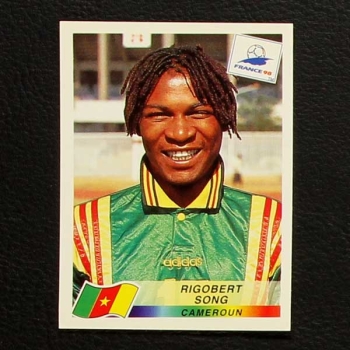 France 98 Nr. 123 Panini Sticker Rigobert Song