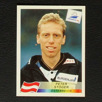 France 98 No. 149 Panini sticker Peter Stöger