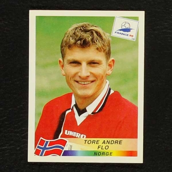 France 98 Nr. 082 Panini Sticker Tore Andre Flo