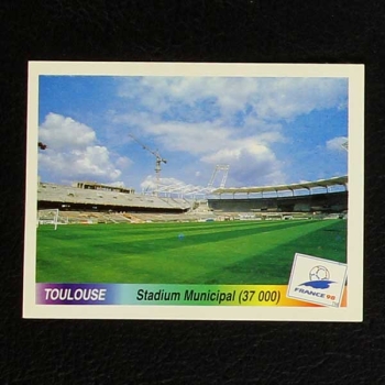 France 98 Nr. 011 Panini Sticker Toulouse