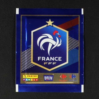 France FFF Panini Sticker Tüte Carrefour Variante