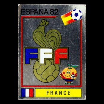 Espana 82 No. 274 Panini sticker France badge