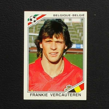 Mexico 86 No. 139 Panini sticker Frankie Vercauteren