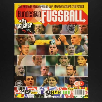 Fußball 2002 Panini empty sticker album