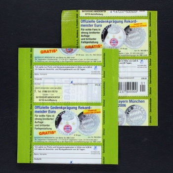 Fußball 2006 Panini Sticker Tüte 2 Varianten