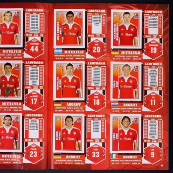 Fußball 2009 Topps sticker album complete