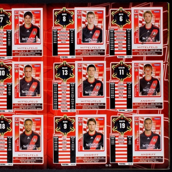 Fußball 2010 Topps Sticker Album komplett