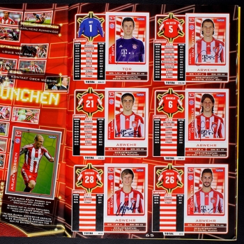 Fußball 2010 Topps Sticker Album komplett