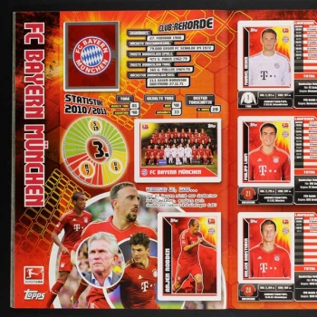 Fußball 2011 Topps sticker album complete