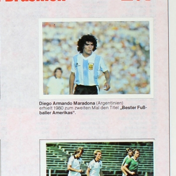 Fußball 81 Bergmann sticker album complete