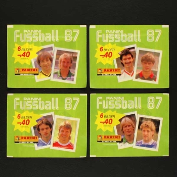 Fußball 87 Panini Sticker Tüte