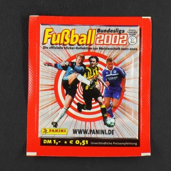 Fußball 2002 Panini Sticker Tüte