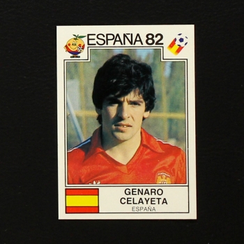 Espana 82 No. 296 Panini sticker Genaro Celayeta