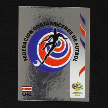 Germany 2006 No. 037 Panini sticker Costa Rica badge