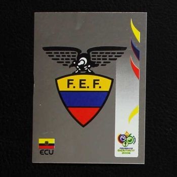 Germany 2006 Nr. 075 Panini Sticker Ecuador Wappen