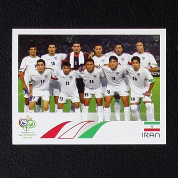 Germany 2006 Nr. 263 Panini Sticker Iran Team