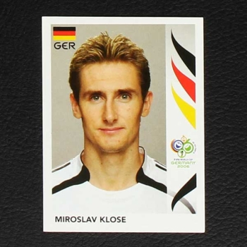 Panini WM Einzelsticker 2006 World Cup WC # 33 Miroslav Klose Deutschland! 