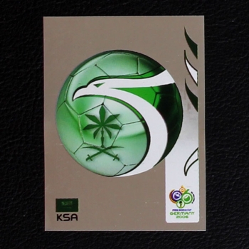 Germany 2006 No. 587 Panini sticker Saudi Arabia badge