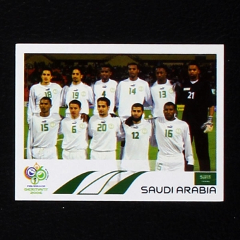 Germany 2006 No. 588 Panini sticker Saudi Arabia team