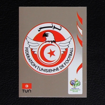 Germany 2006 No. 569 Panini sticker Tunisie badge