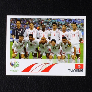 Germany 2006 No. 568 Panini sticker Tunisie team