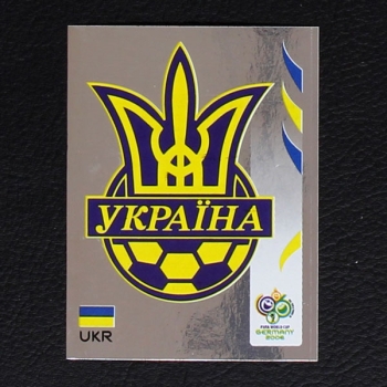 Germany 2006 No. 550 Panini sticker Ukrajina badge