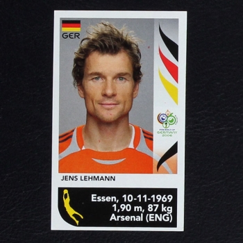 Germany 2006 Panini Sticker Sticker Jens Lehmann