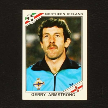 Mexico 86 No. 287 Panini sticker Gerry Armstrong