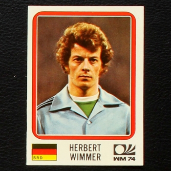 Herbert Wimmer Sticker No. 94 Panini - München 74