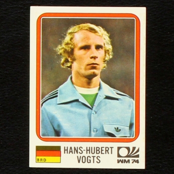 Hans-Hubert Vogts Sticker No. 87 Panini - München 74