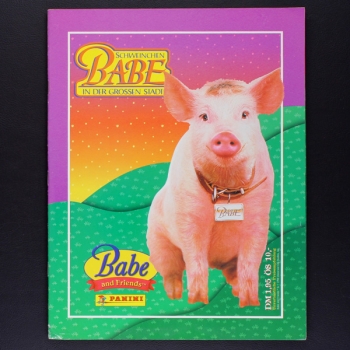 Schweinchen Babe Panini Sticker Album komplett