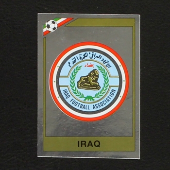 Iraq Panini Sticker Mexico 86