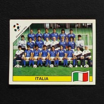 Italia 90 No. 041 Panini sticker Italia team