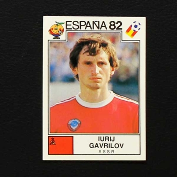 Espana 82 No. 396 Panini sticker Iurij Gavrilov