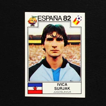 Espana 82 Nr. 322 Panini Sticker Ivica Surjak