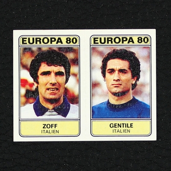 Zoff – Gentile Panini Sticker Nr. 380 - Fußball 80