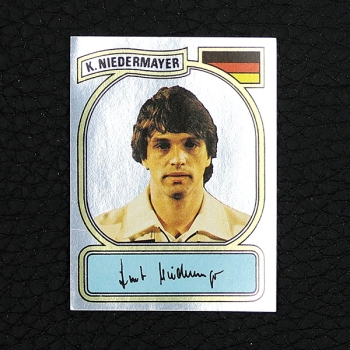 K. Niedermayer Panini Sticker - Fußball 81