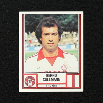 Bernd Cullmann Panini Sticker Nr. 242 - Fußball 82