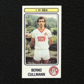 Bernd Cullmann Panini Sticker Nr. 274 - Fußball 83