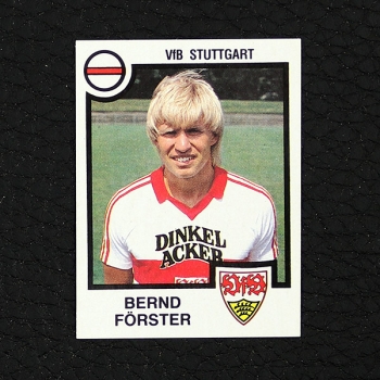 Bernd Förster Panini Sticker No. 343 - Fußball 84