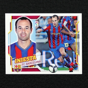 Iniesta Panini Sticker Nr. 11 - Liga 2010-2011 BBVA