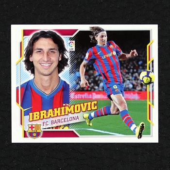 Ibrahimovic Panini Sticker Nr. 15 A - Liga 2010-2011 BBVA