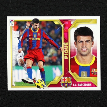 Pique Panini Sticker No. 6 - Liga 2011-12 BBVA